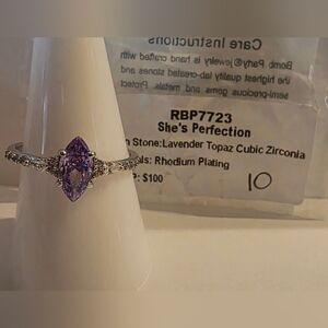 Perfection Lavender Topaz Ring
